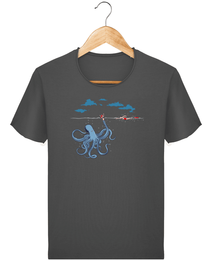  T-shirt Homme vintage Octo Trap par flyingmouse365