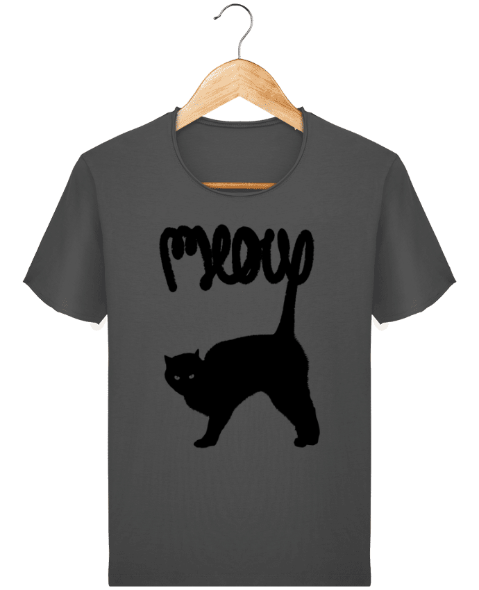 T-shirt Men Stanley Imagines Vintage Meow by Florent Bodart