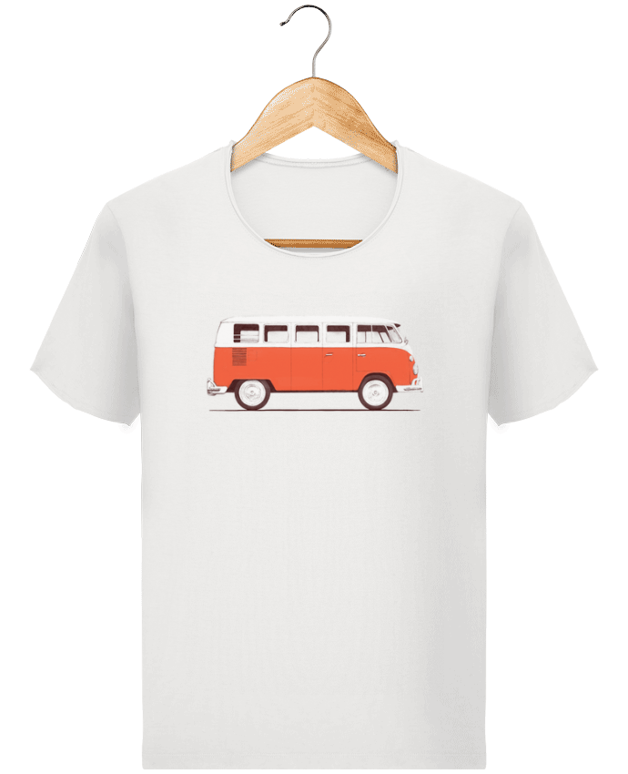 Camiseta Hombre Stanley Imagine Vintage Red Van por Florent Bodart