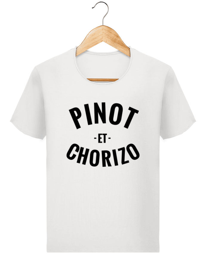 T-shirt Homme vintage Pinot et chorizo par tunetoo