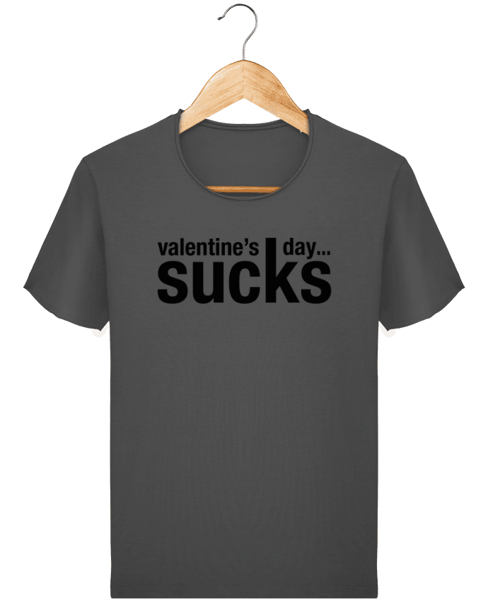  T-shirt Homme vintage Valentine's day sucks par tunetoo