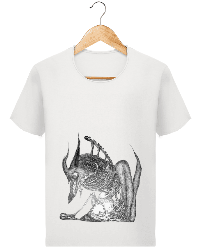  T-shirt Homme vintage Loup par Goulg