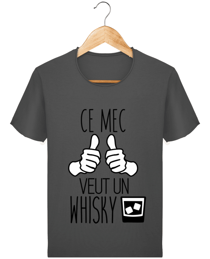  T-shirt Homme vintage Ce mec veut un whisky par Benichan