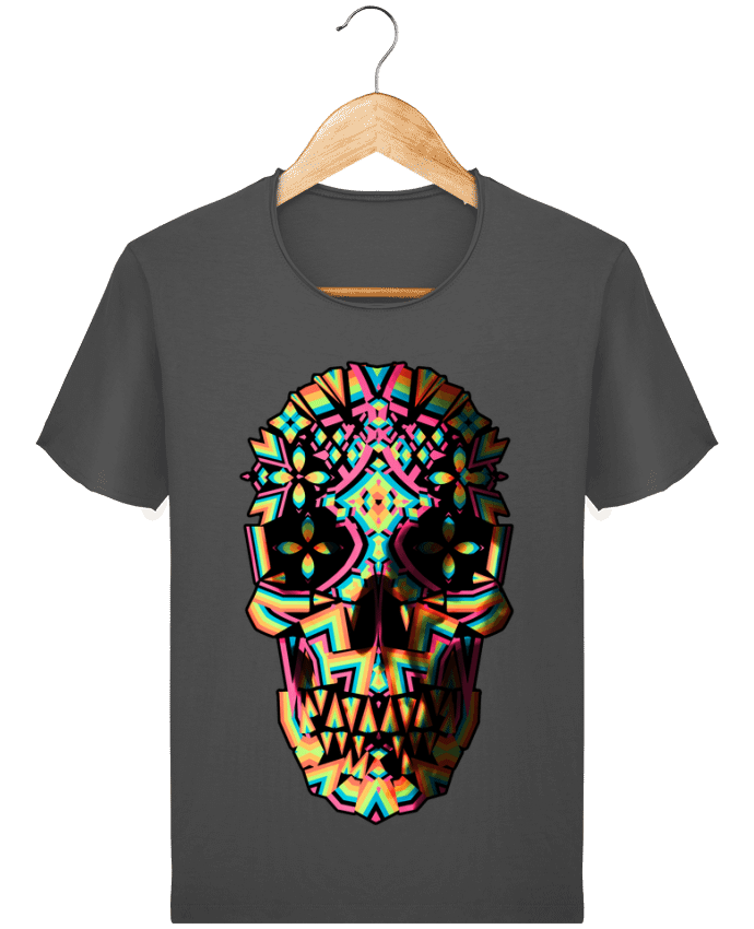  T-shirt Homme vintage Skull Geo par ali_gulec