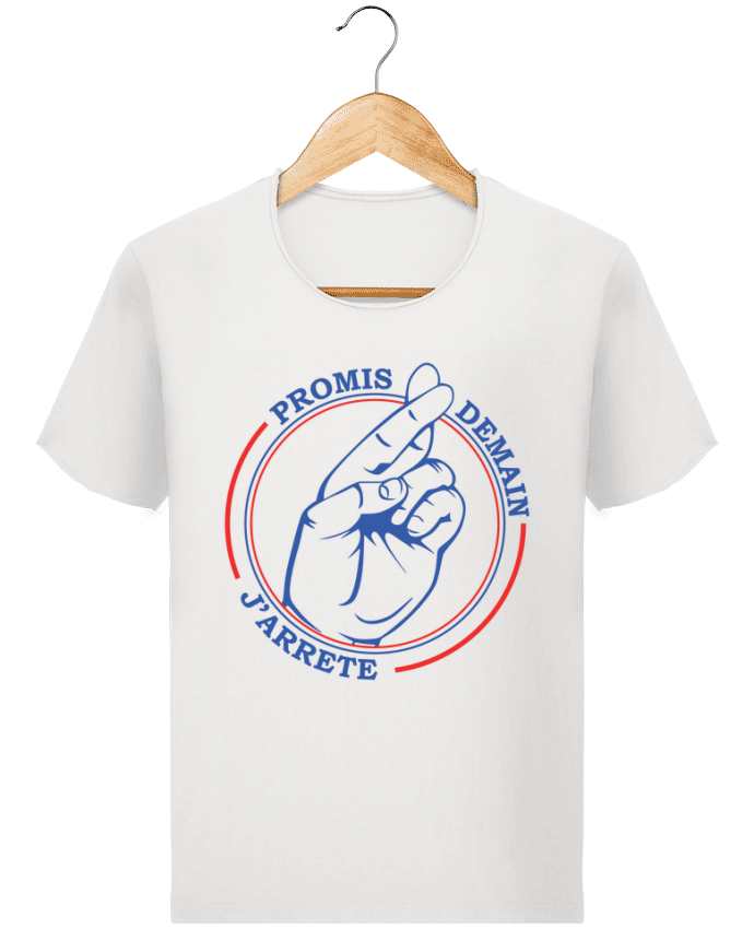 T-shirt Homme vintage Promis, doigts croisés par Promis