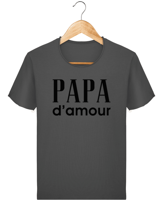  T-shirt Homme vintage Papa d'amour par tunetoo
