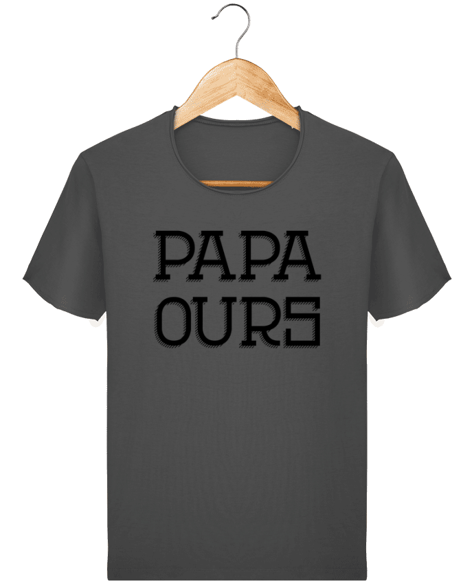  T-shirt Homme vintage Papa ours par tunetoo