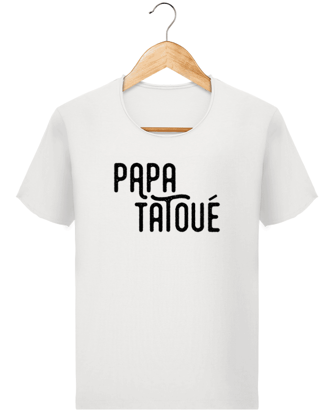  T-shirt Homme vintage Papa Tatoué par tunetoo