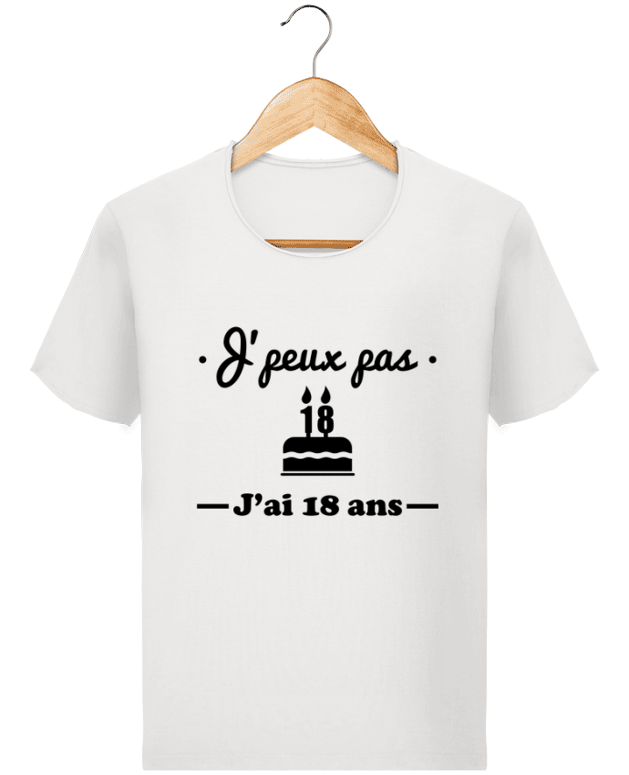 T-shirt Men Stanley Imagines Vintage J'peux pas j'ai 18 ans, cadeau d'anniversaire by Benichan