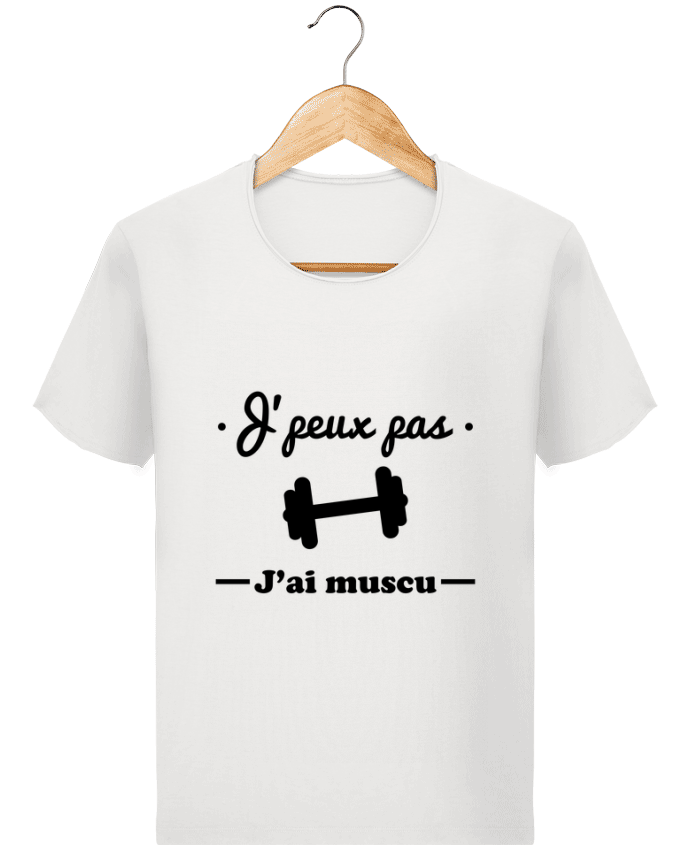 Camiseta Hombre Stanley Imagine Vintage J'peux pas j'ai muscu, musculation por Benichan