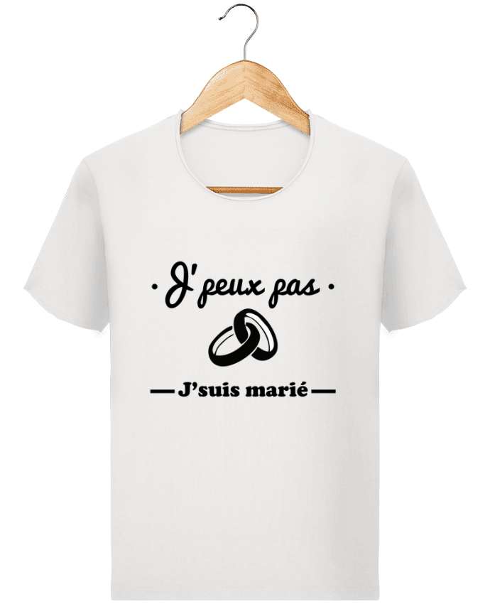  T-shirt Homme vintage J'peux pas j'suis marié par Benichan