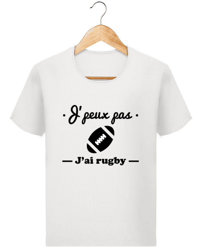 T-shirt Men Stanley Imagines Vintage J'peux pas j'ai rugby by Benichan