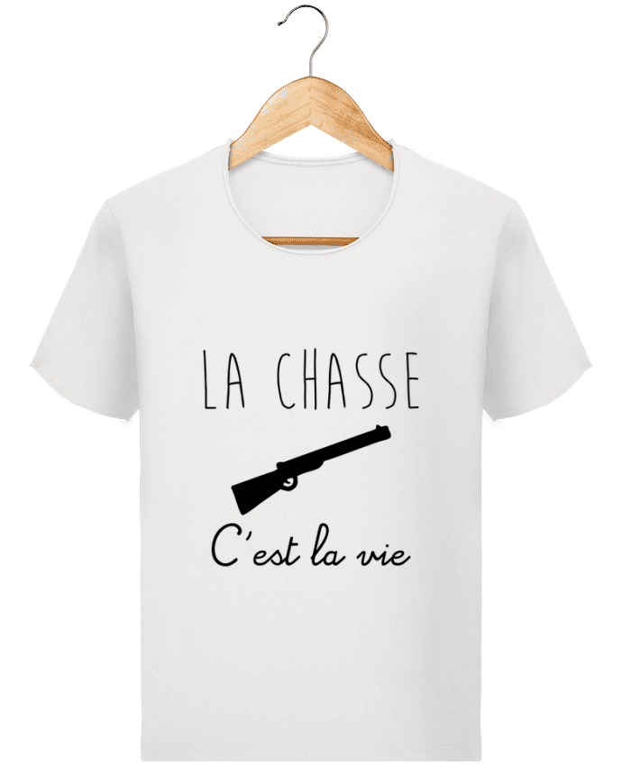  T-shirt Homme vintage La chasse c'est la vie, chasseur par Benichan