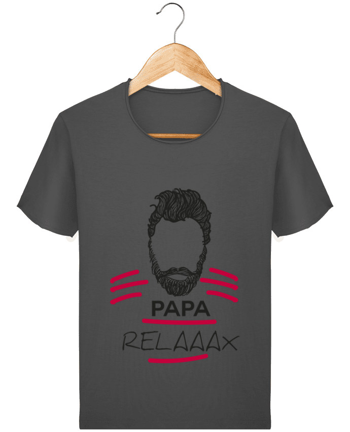 T-shirt Men Stanley Imagines Vintage PAPA RELAX / DADDY BEAR by IDÉ'IN