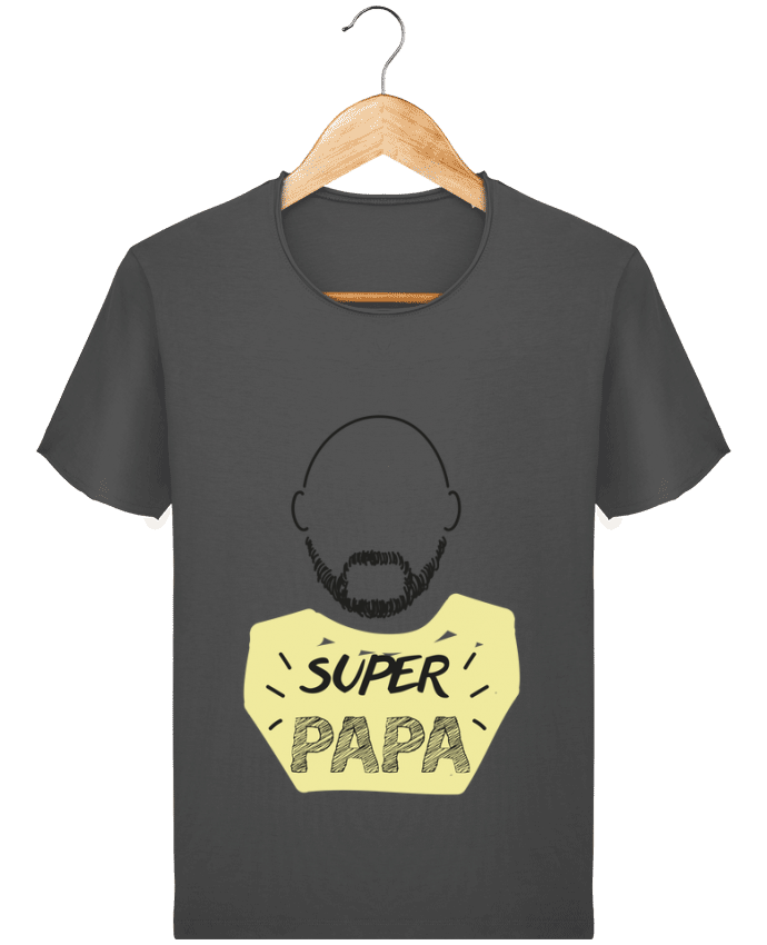  T-shirt Homme vintage SUPER PAPA / LOVELY DAD par IDÉ'IN