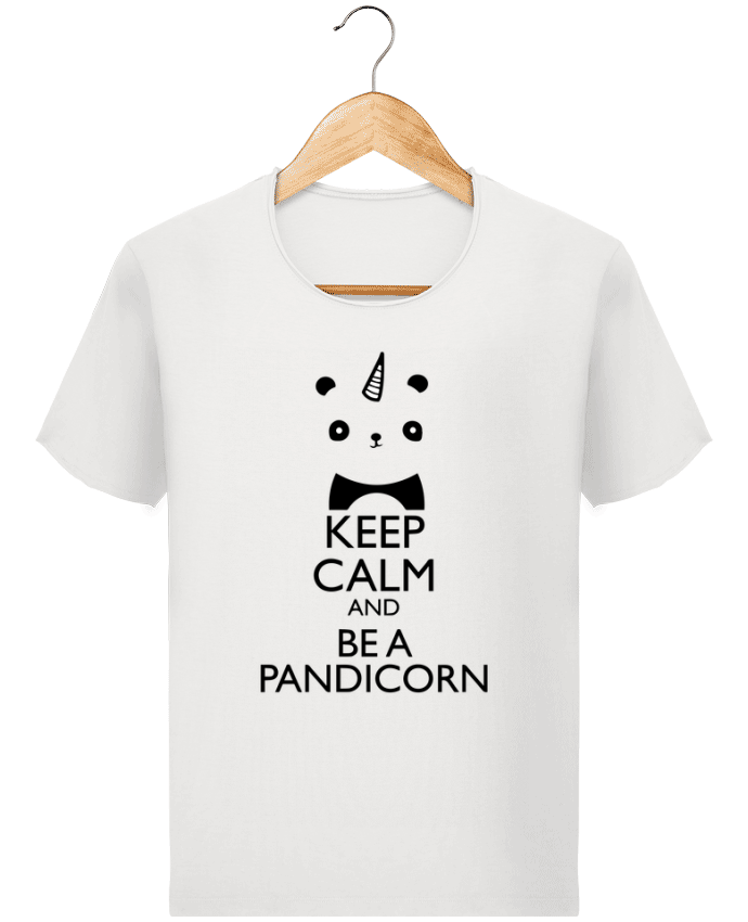  T-shirt Homme vintage keep calm and be a Pandicorn par tunetoo