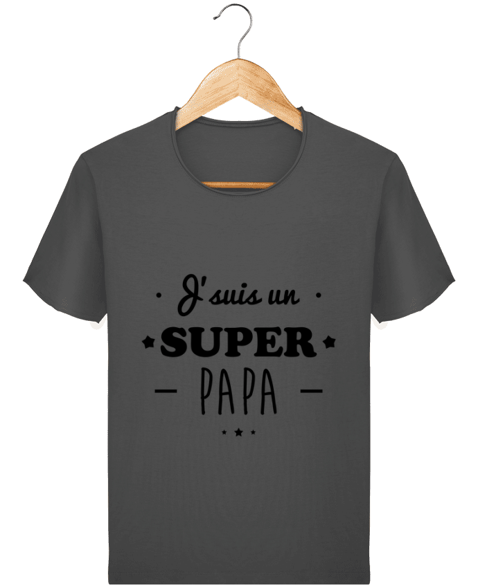  T-shirt Homme vintage Super papa,cadeau père,fête des pères par Benichan
