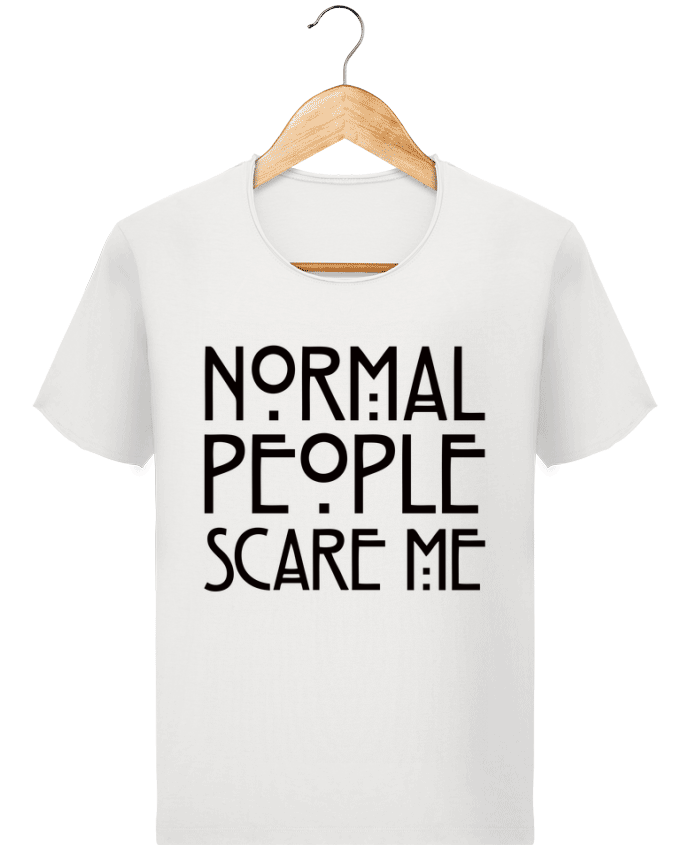  T-shirt Homme vintage Normal People Scare Me par Freeyourshirt.com