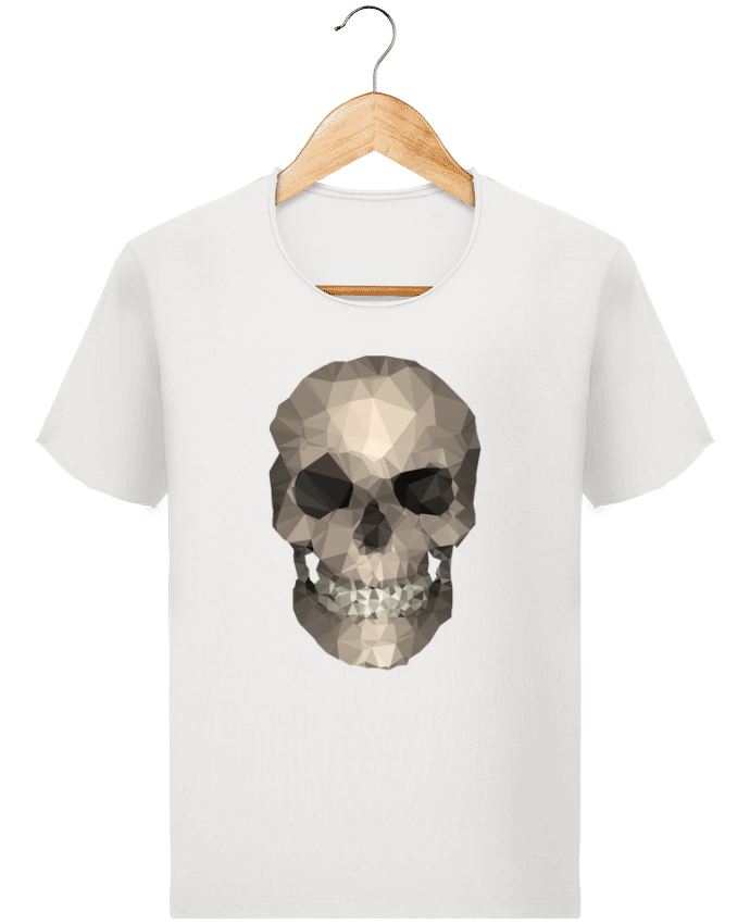  T-shirt Homme vintage Polygons skull par justsayin