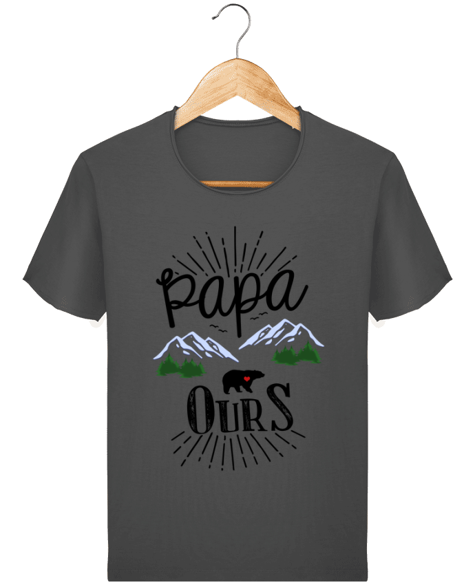  T-shirt Homme vintage Papa Ours par 