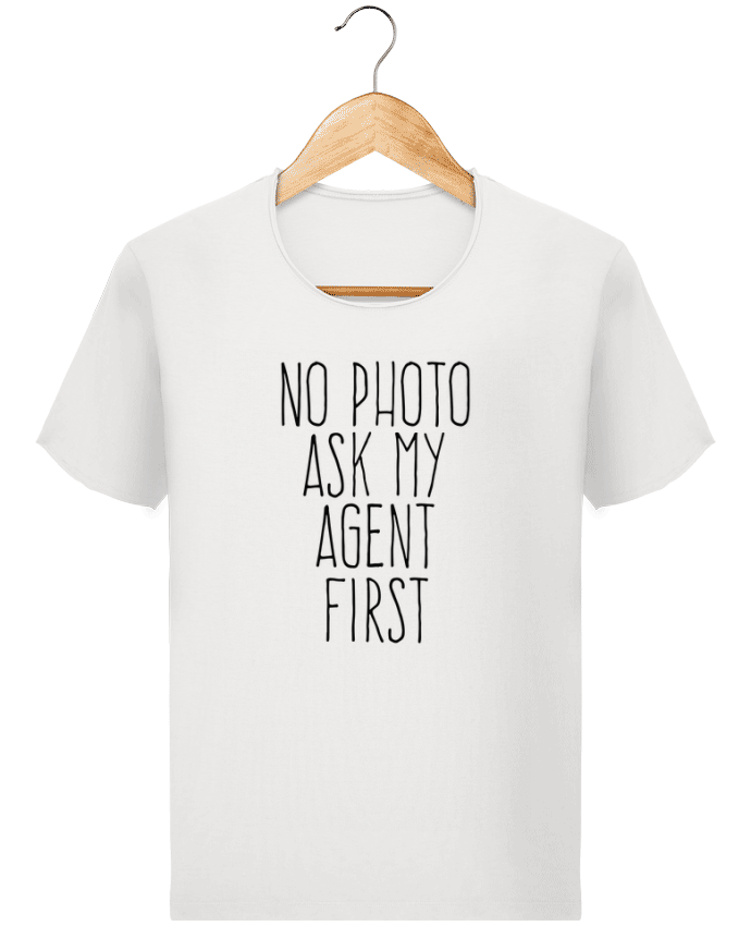 T-shirt Men Stanley Imagines Vintage No photo ask my agent by justsayin