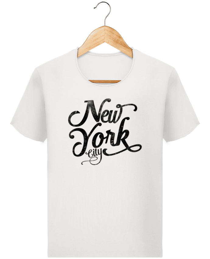 T-shirt Men Stanley Imagines Vintage New York City typographie by justsayin