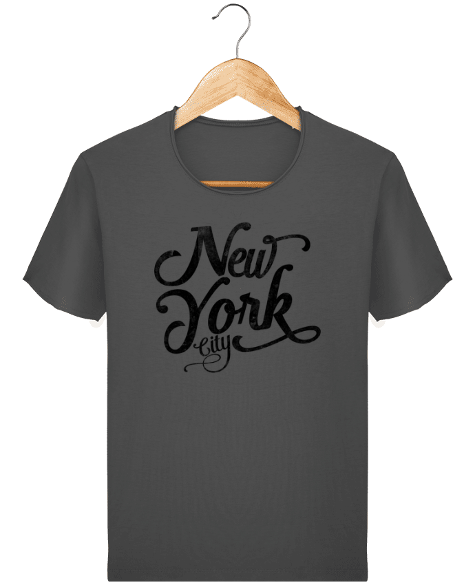 T-shirt Men Stanley Imagines Vintage New York City typographie by justsayin