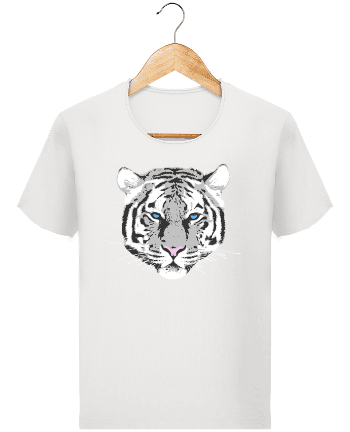  T-shirt Homme vintage Tigre blanc par justsayin