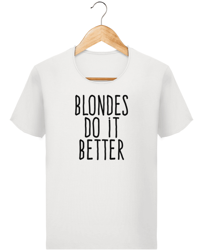  T-shirt Homme vintage Blondes do it better par justsayin