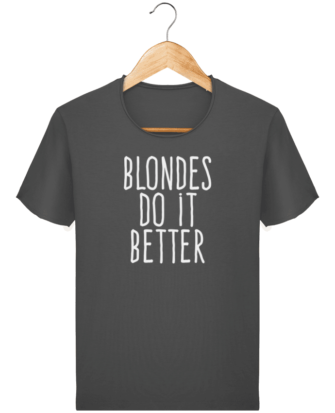  T-shirt Homme vintage Blondes do it better par justsayin