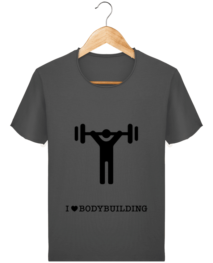 T-shirt Men Stanley Imagines Vintage I love bodybuilding by will