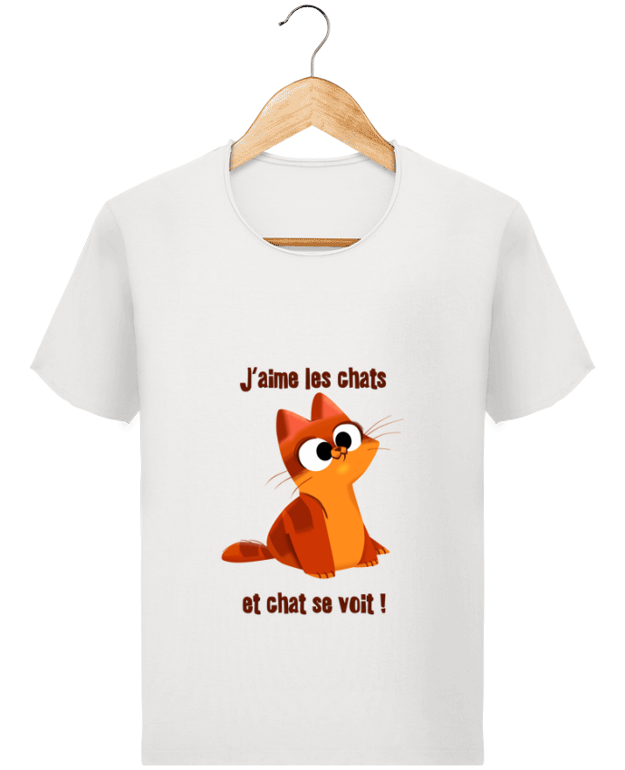  T-shirt Homme vintage Chaton par emotionstudio