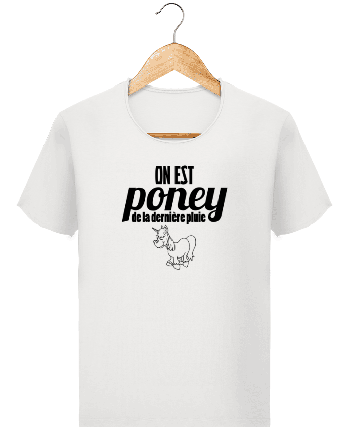 Camiseta Hombre Stanley Imagine Vintage On est poney de la dernière pluie por tunetoo