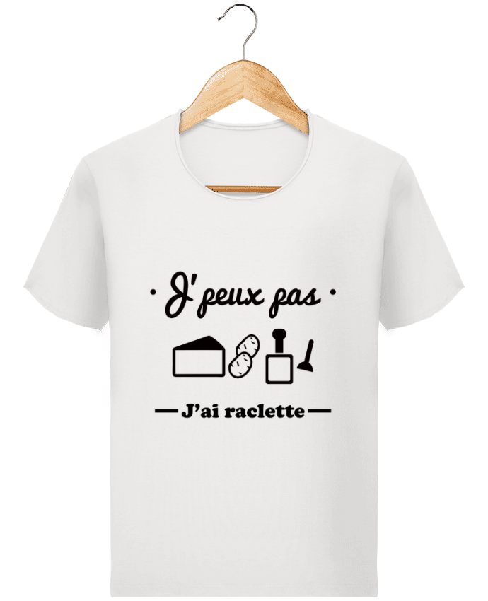  T-shirt Homme vintage J'peux pas j'ai raclette par Benichan