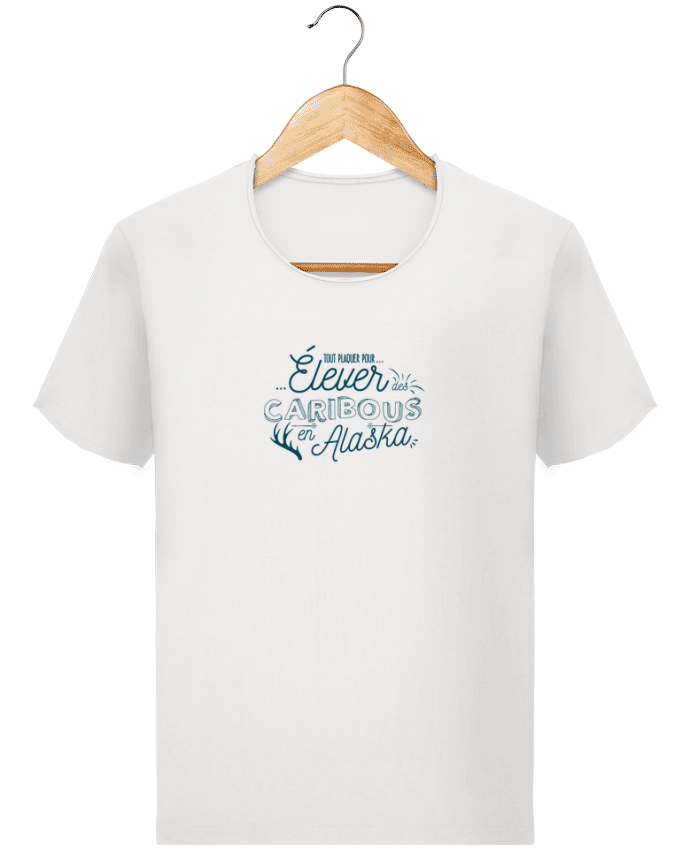 T-shirt Men Stanley Imagines Vintage Tout plaquer pour élever des caribous en Alaska by AkenGraphics