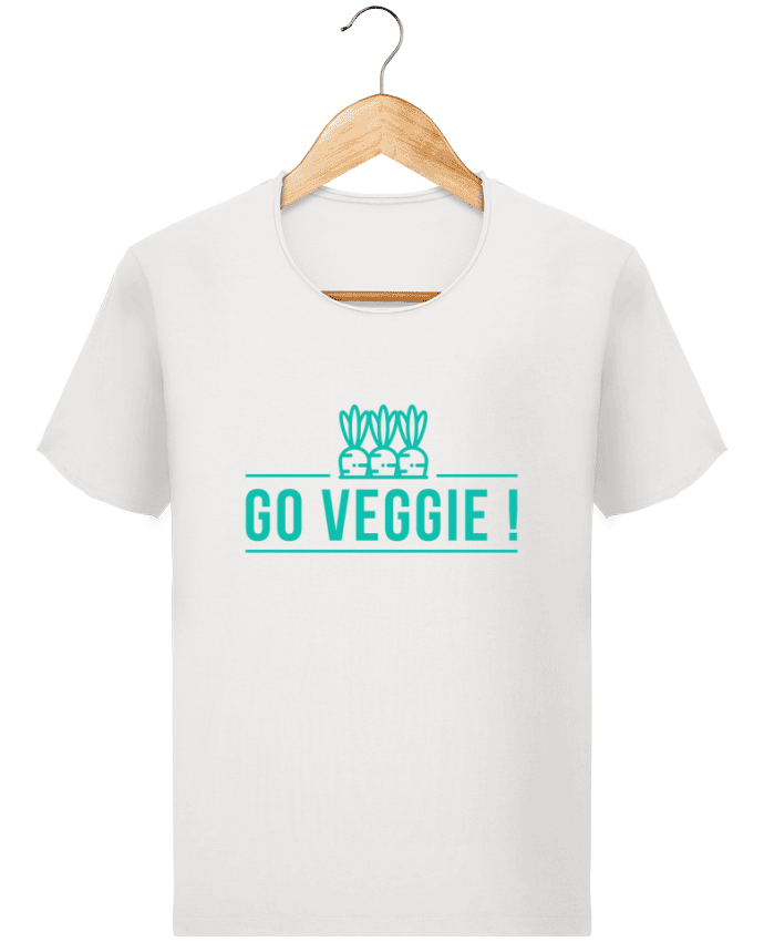 T-shirt Men Stanley Imagines Vintage Go veggie ! by Folie douce