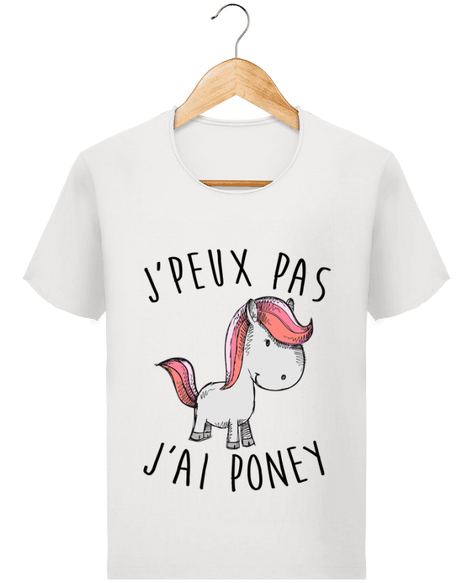 Camiseta Hombre Stanley Imagine Vintage Je peux pas j'ai poney por FRENCHUP-MAYO