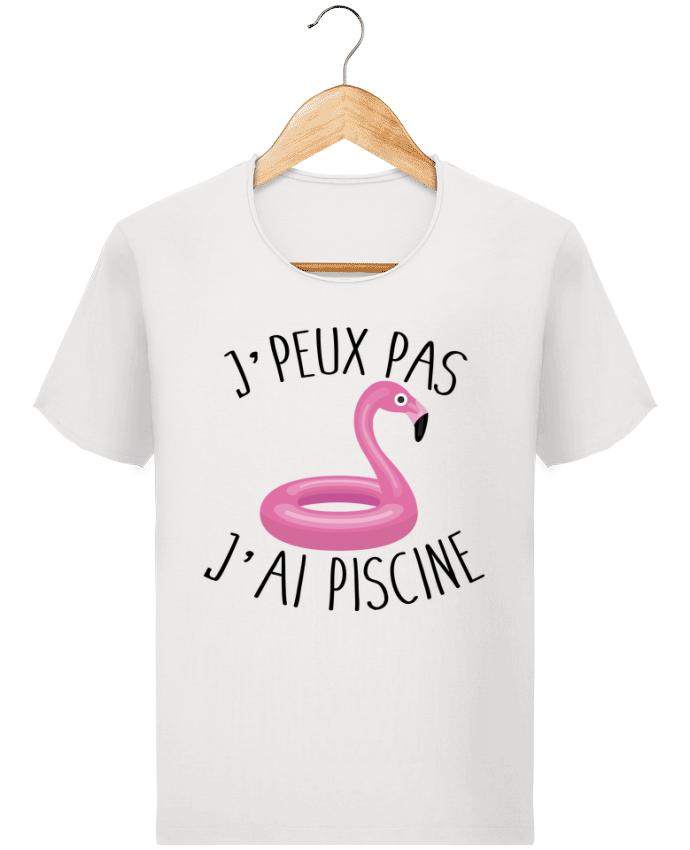 T-shirt Men Stanley Imagines Vintage Je peux pas j'ai piscine by FRENCHUP-MAYO