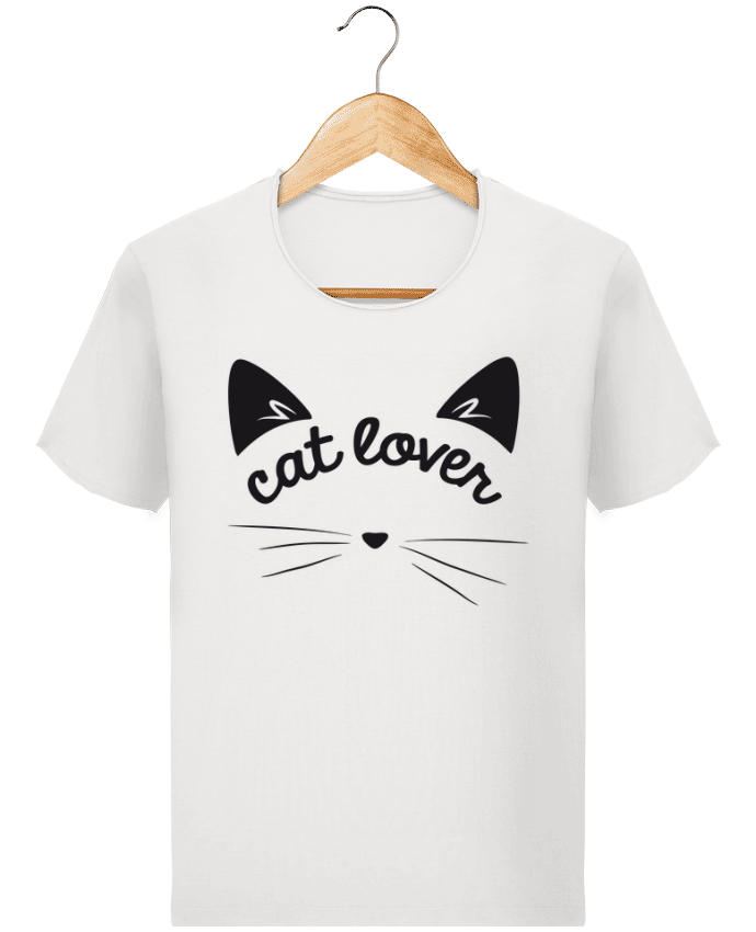  T-shirt Homme vintage Cat lover par FRENCHUP-MAYO
