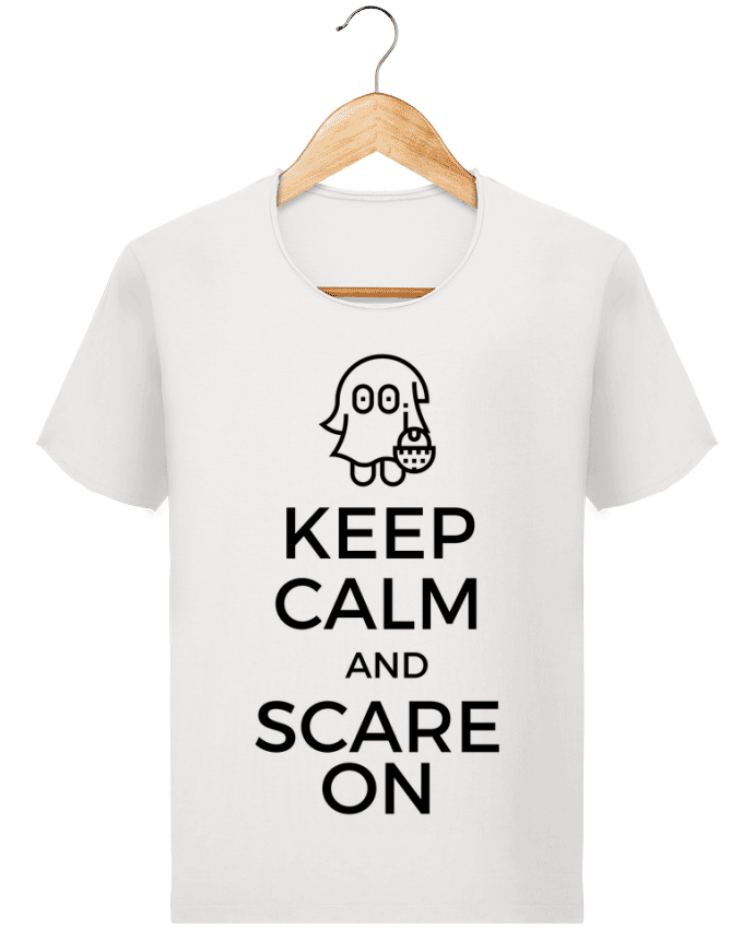  T-shirt Homme vintage Keep Calm and Scare on little Ghost par tunetoo