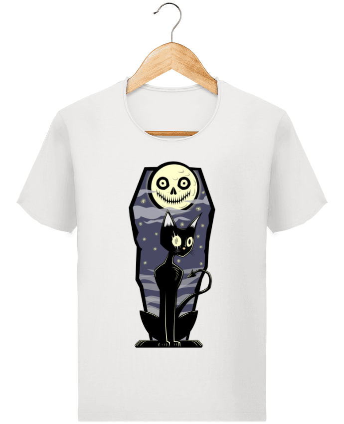  T-shirt Homme vintage Coffin Cat par SirCostas
