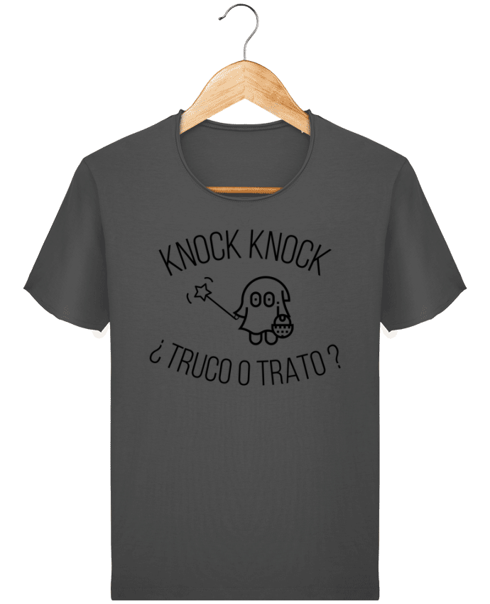  T-shirt Homme vintage Knock Knock ¿Truco o Trato? par tunetoo