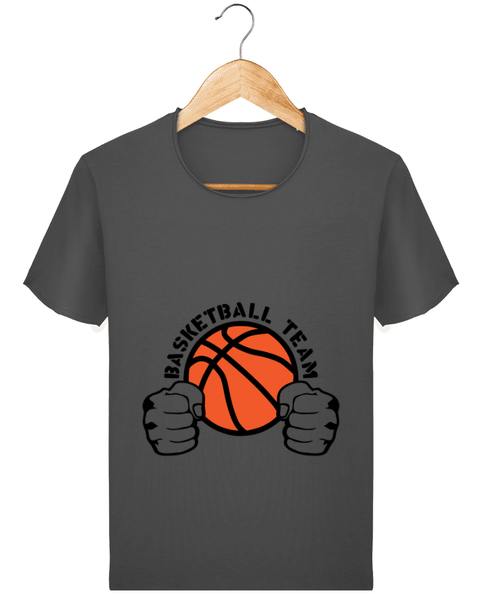 T-shirt Men Stanley Imagines Vintage basketball team poing ferme logo equipe by Achille