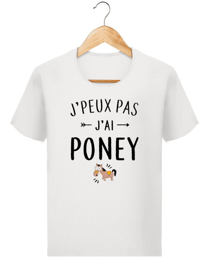 T-shirt Men Stanley Imagines Vintage J'peux pas j'ai poney by LPMDL