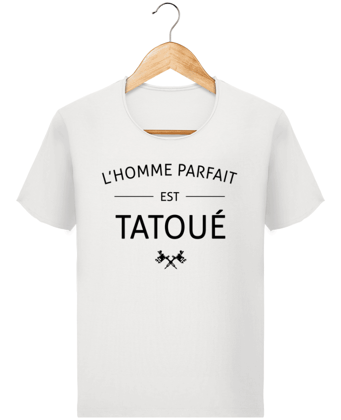 T-shirt Men Stanley Imagines Vintage L'homme byfait est tatoué by LPMDL