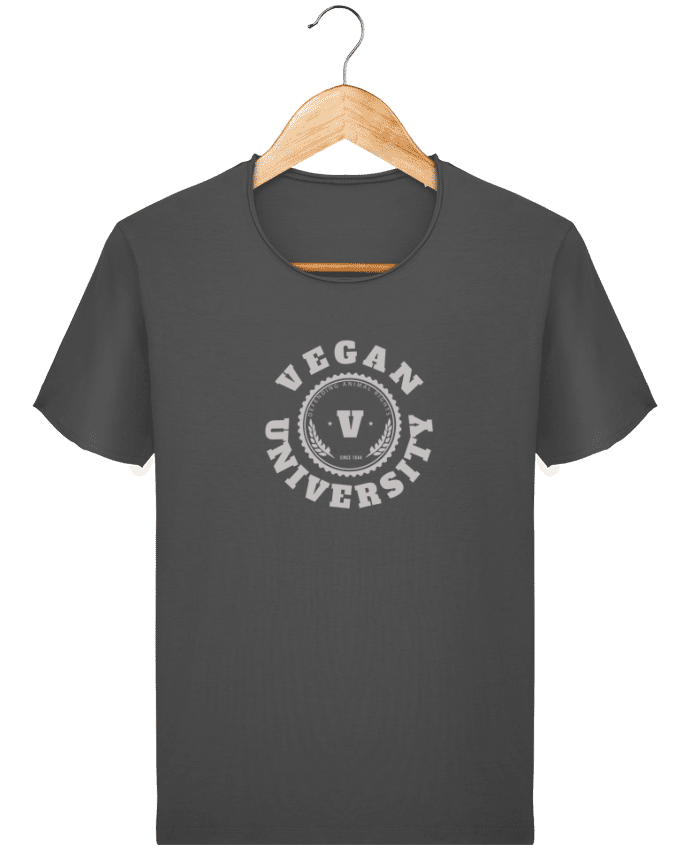  T-shirt Homme vintage Vegan University par Les Caprices de Filles