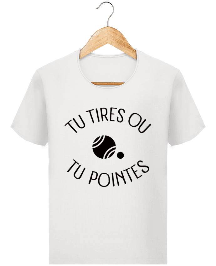  T-shirt Homme vintage Tu Tires Ou Tu Pointes par Freeyourshirt.com