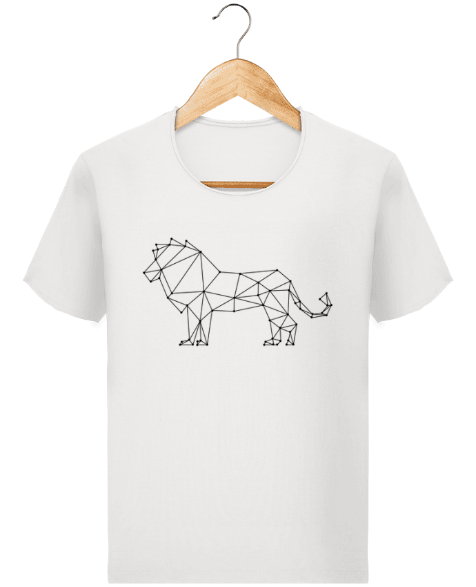  T-shirt Homme vintage Origami lion par /wait-design