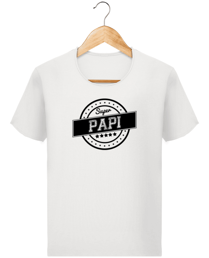  T-shirt Homme vintage Super papi par justsayin