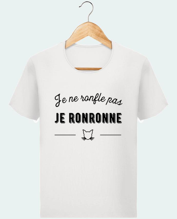 T-shirt Homme vintage je ronronne t-shirt humour par Original t-shirt
